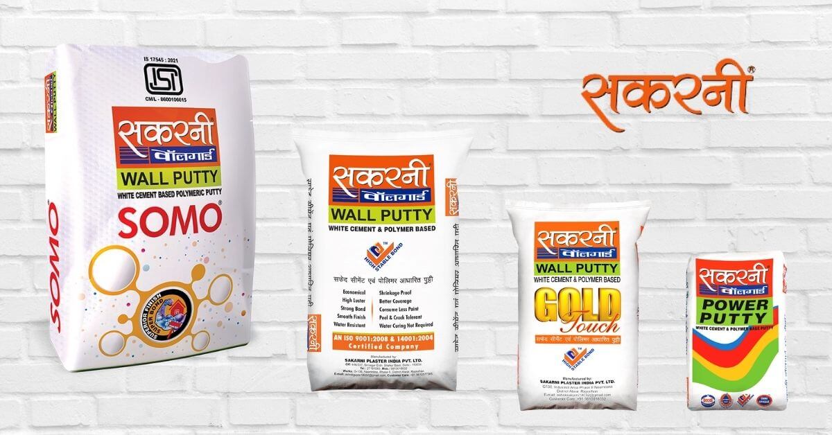 Wall putty in India | Best Plaster of Paris brands in India - Sakarni